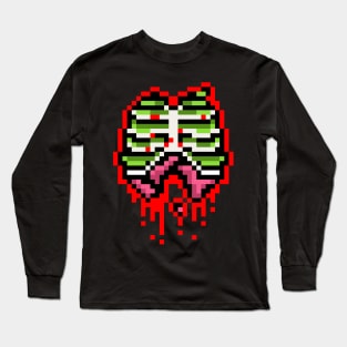 Zombie Pixel Guts Long Sleeve T-Shirt